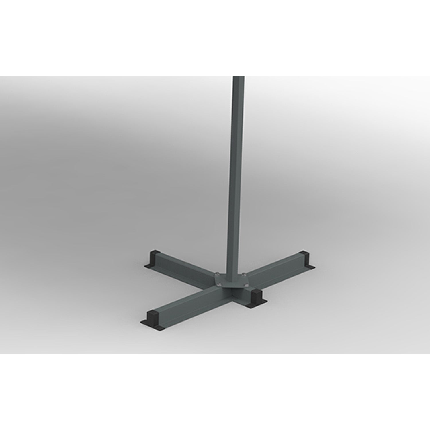 Store banne double pente 4 x 3 m gris ISEO - 6