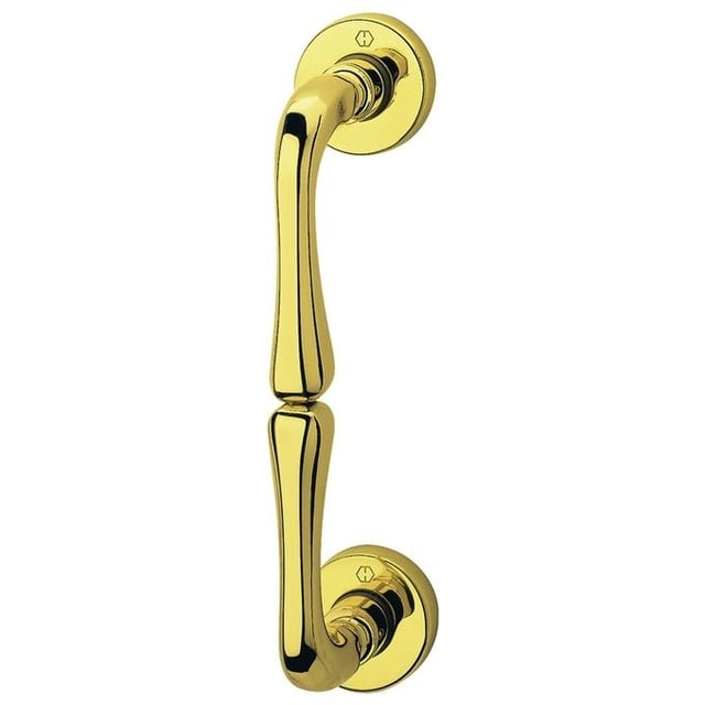 HOPPE - Maniglione Per Porta - Serie valencia M439 - F77-R Oro Lucido Resista - Garanzia 10 anni
