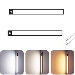 Oktaplex Réglette LED 9W raccordable avec interrupteur RIGA Blanc chaud