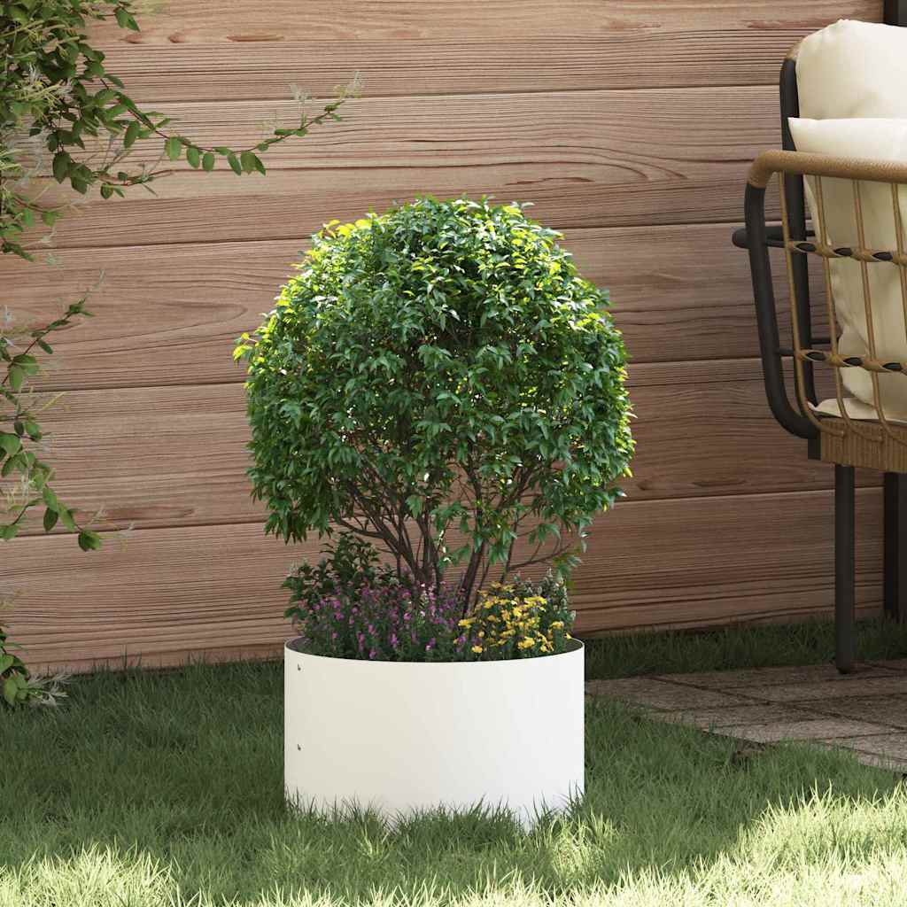Aro para jardinera blanco 30 x 30 x 20 cm Acero laminado en frío - 3