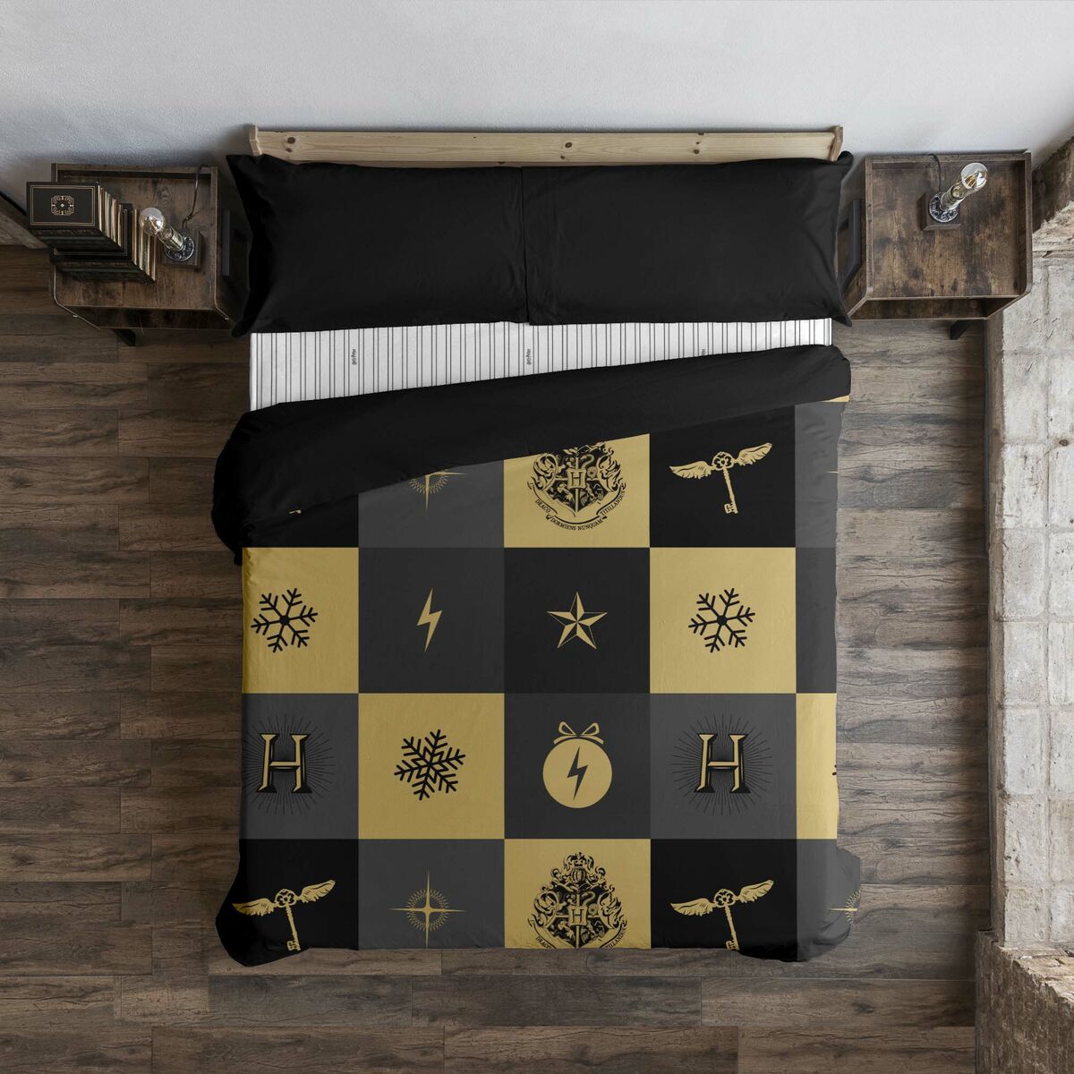 Funda nórdica harry potter hogwarts multicolor 140 x 200 cm cama de 80 - marca: harry potter - ean: 8434563170061