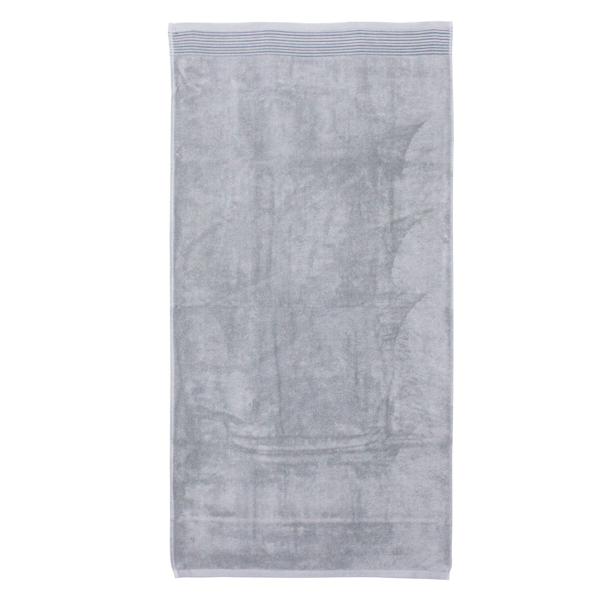 Drap De Bain 100x150 Cm - Coton 650 G/m² Gris Craie Linnea - 4