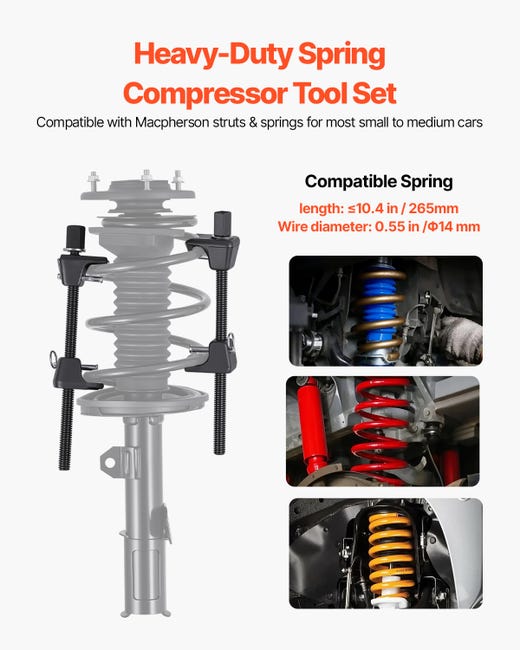 Morsetti Gancio Sospensione Morsetto Bobina Compressore 370x82mm - Gancio Sospensione Molla | Per Spazi Ristretti Morsetti Sospensione - Foto 2