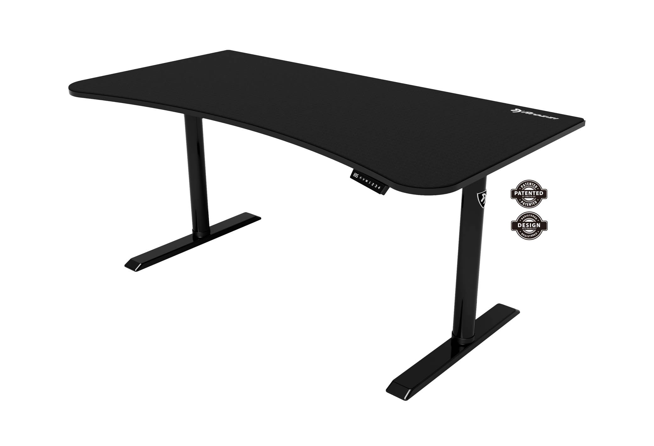Bureau Gaming avec LED, Bureau Gamer 160 × 60 cm, Table Gaming Ergonomique - Cdi