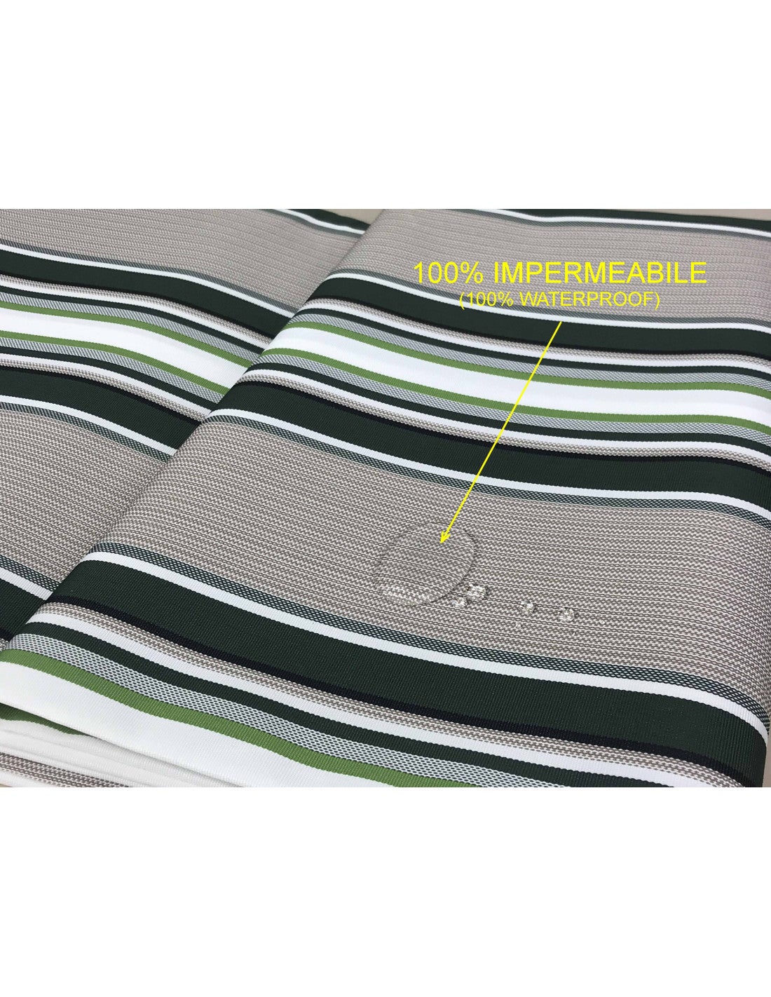 TENDA SOLE VERTIGO da esterno GIARDINO balcone RIGHINO VERDE impermeabile e idrorepellente Cm. 150 x 250 - 3