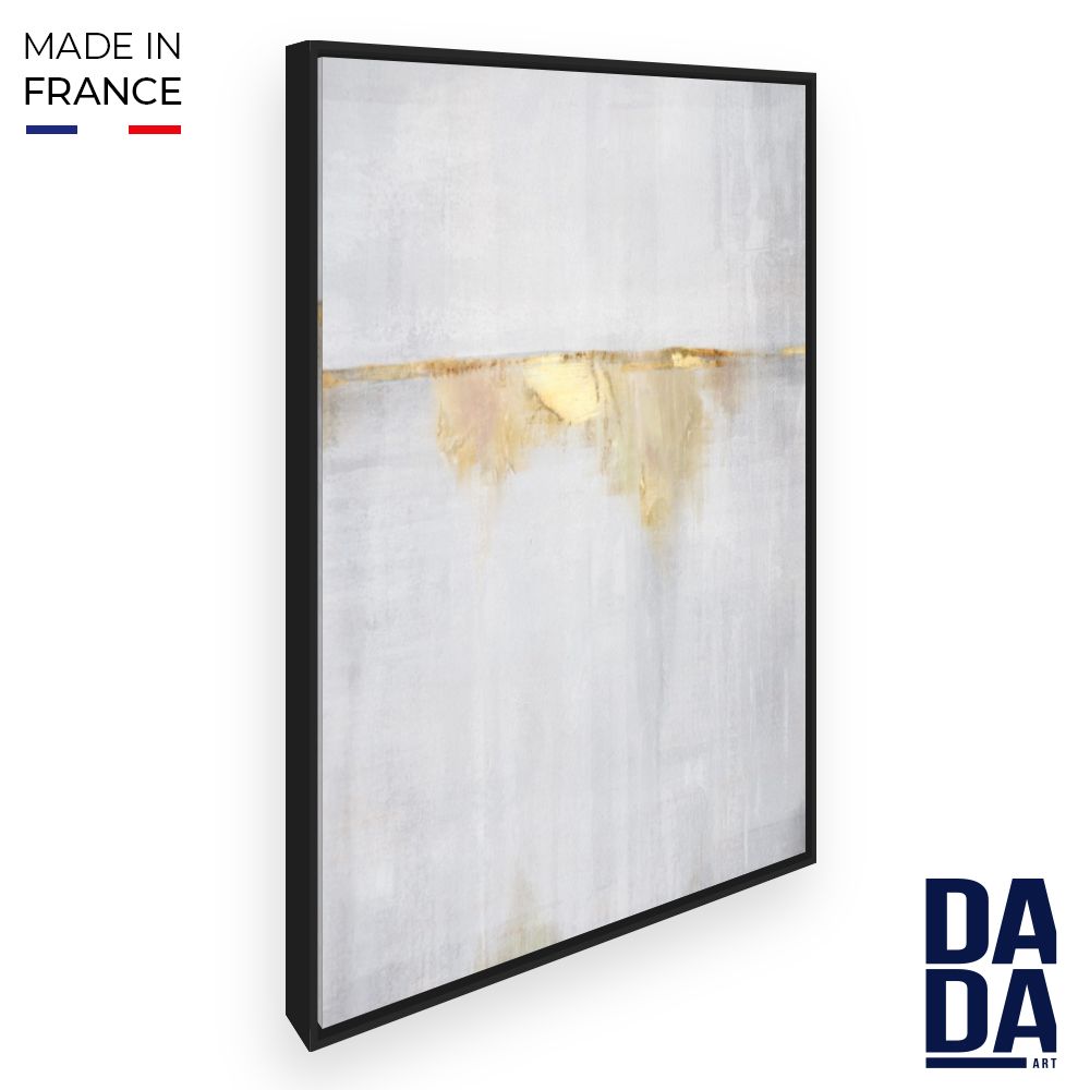 UUDEZO Peinture Murale Abstraite Moderne Extra Large Sur Toile Blanche