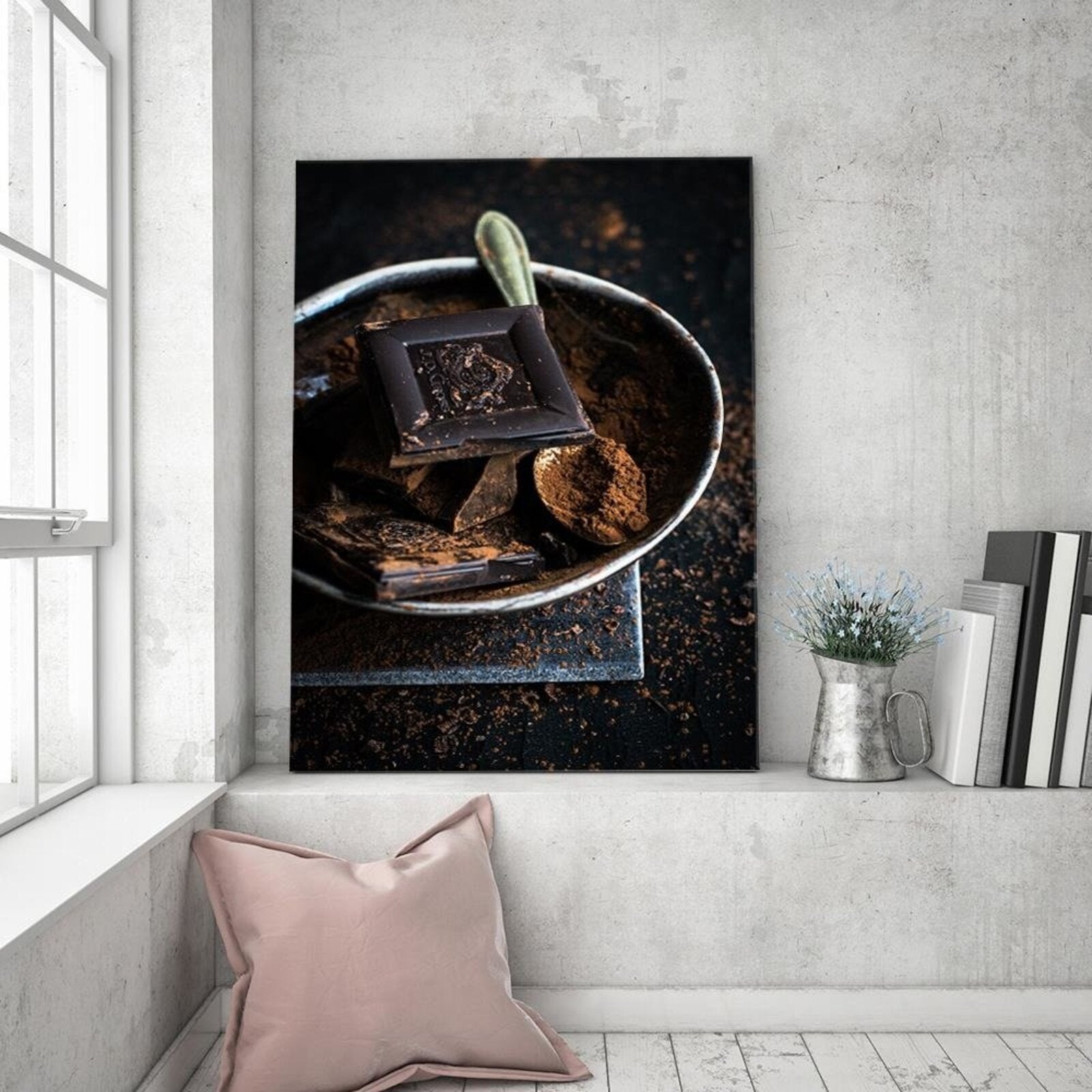 Tableau bois cannelle et chocolat - 80 x 120 cm - 3