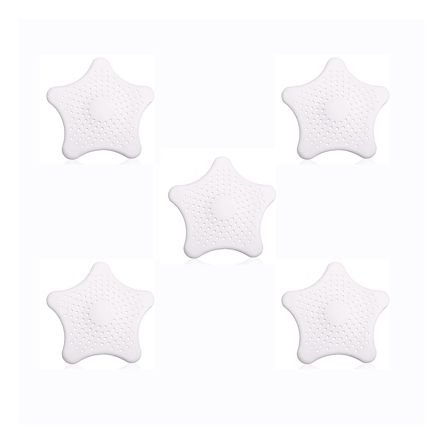 Lot De 4 Attrape-cheveux En Silicone Avec Ventouse, Filtre D'évier De