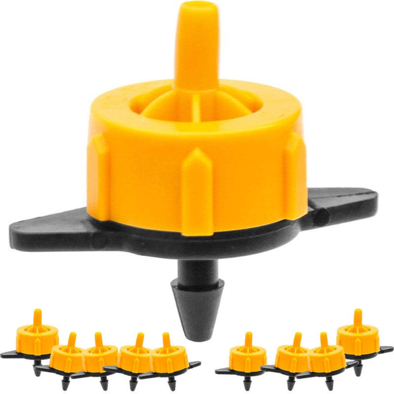 Lot De 100 Goutteurs D'irrigation - Débits 2L/H, 4L/H, 8L/H - Raccord 4 Mm - Pour Jardin Et Agriculture