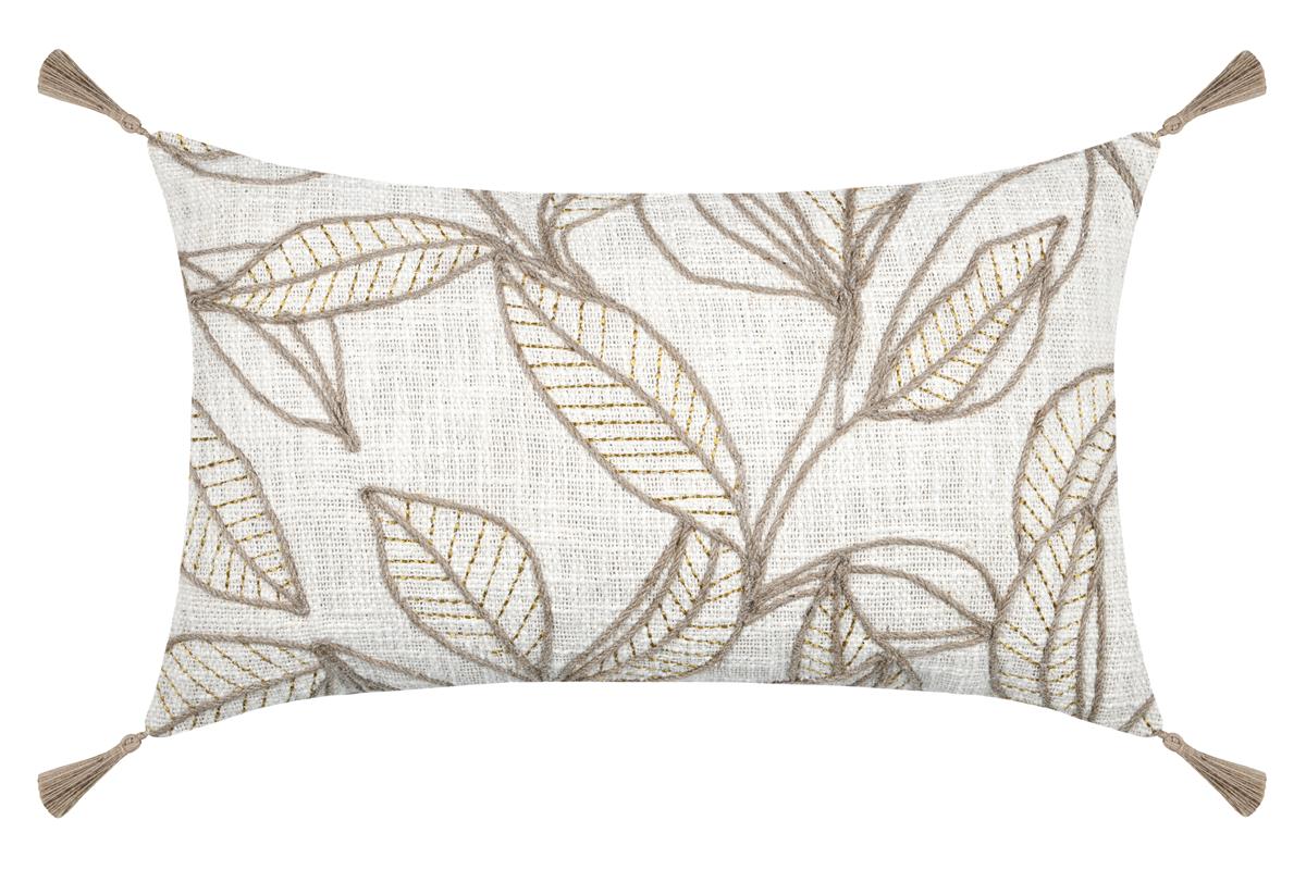 Coussin décoratif HEMERA avec franges, 50 x 30 cm, STOF - 2