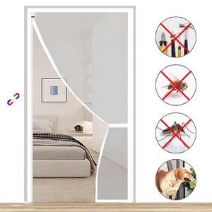 TENDA ZANZARIERA MAGNETICA CON CALAMITA NERO 140X240cm OMAGGIO REPELLENTE ANTIZANZARE | Leroy Merlin - Foto 13