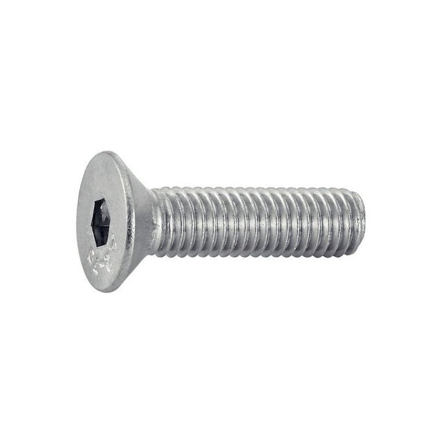 Vis à métaux tête fraisée six pans creux - Inox A4 6x20 mm - Boîte de 200