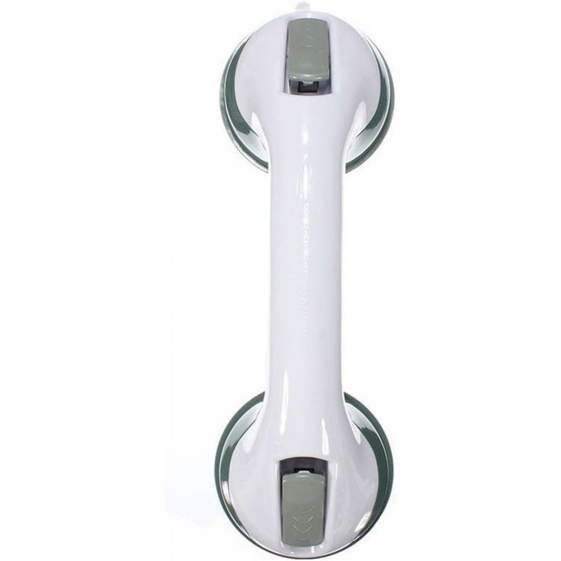 Uchwyt prysznicowy z przyssawką, uchwyt prysznicowy z mocną przyssawką, szary, 30 cm