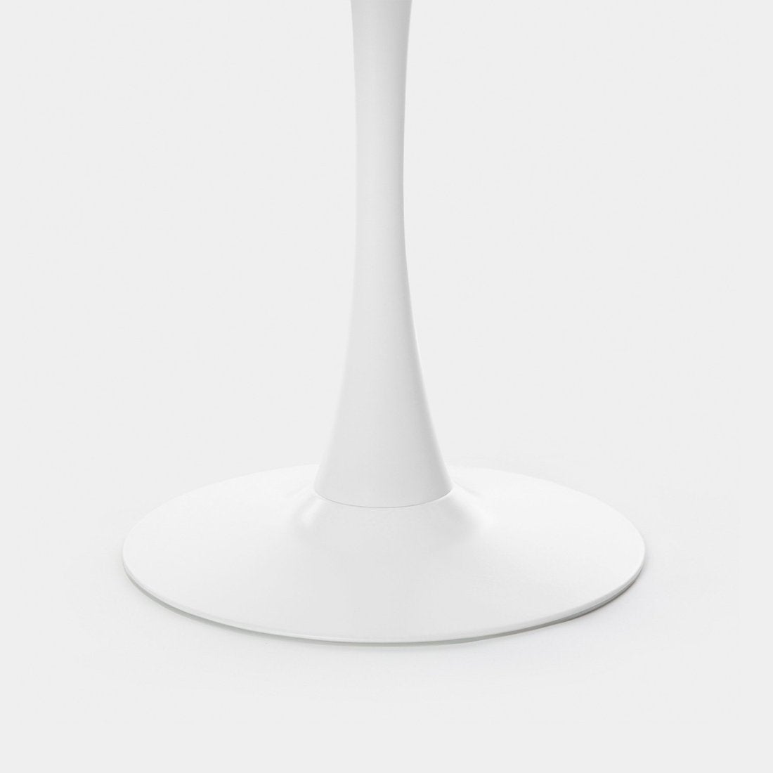 Table à manger ronde Ø80 blanche Cory - 5