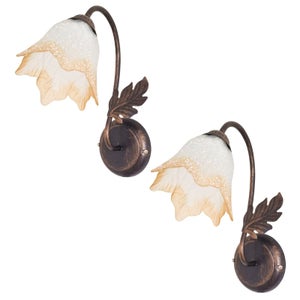 Applique Da Parete Industriale Priddy Paralume Metallo Nero Eglo | Lampadari On Line - Foto 10