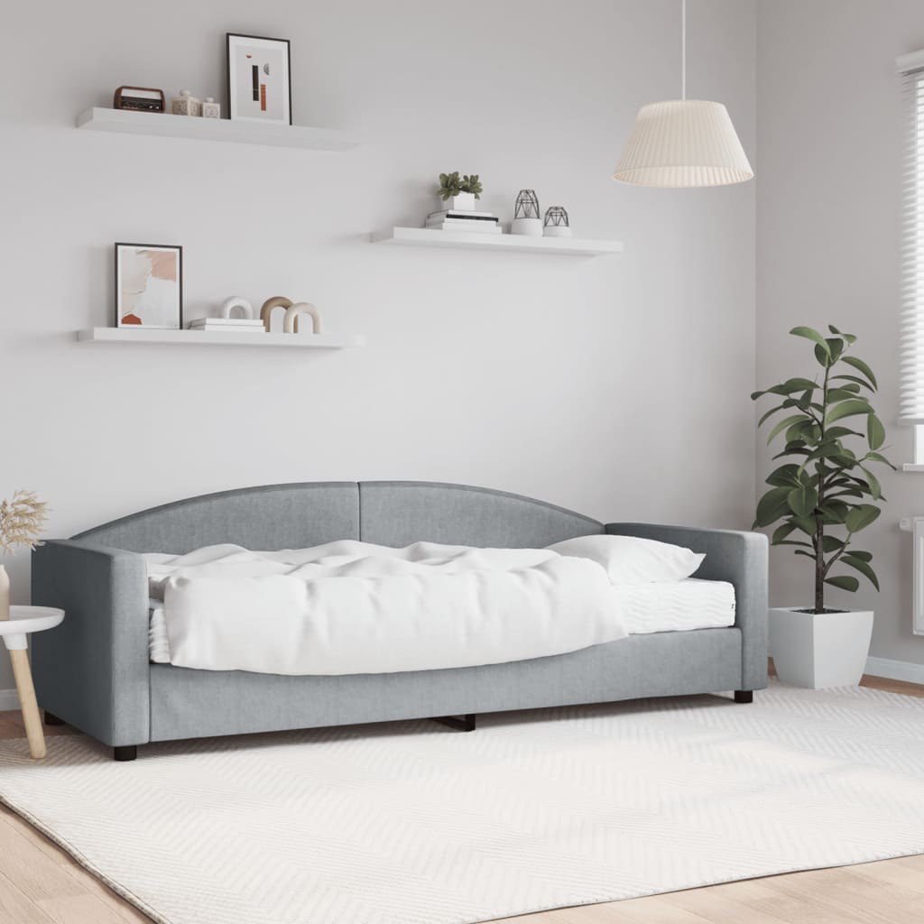 Lit Canapé Convertible 80-160x200 Cm Avec Coffre De Rangement Matelas Et 3 Oreillers