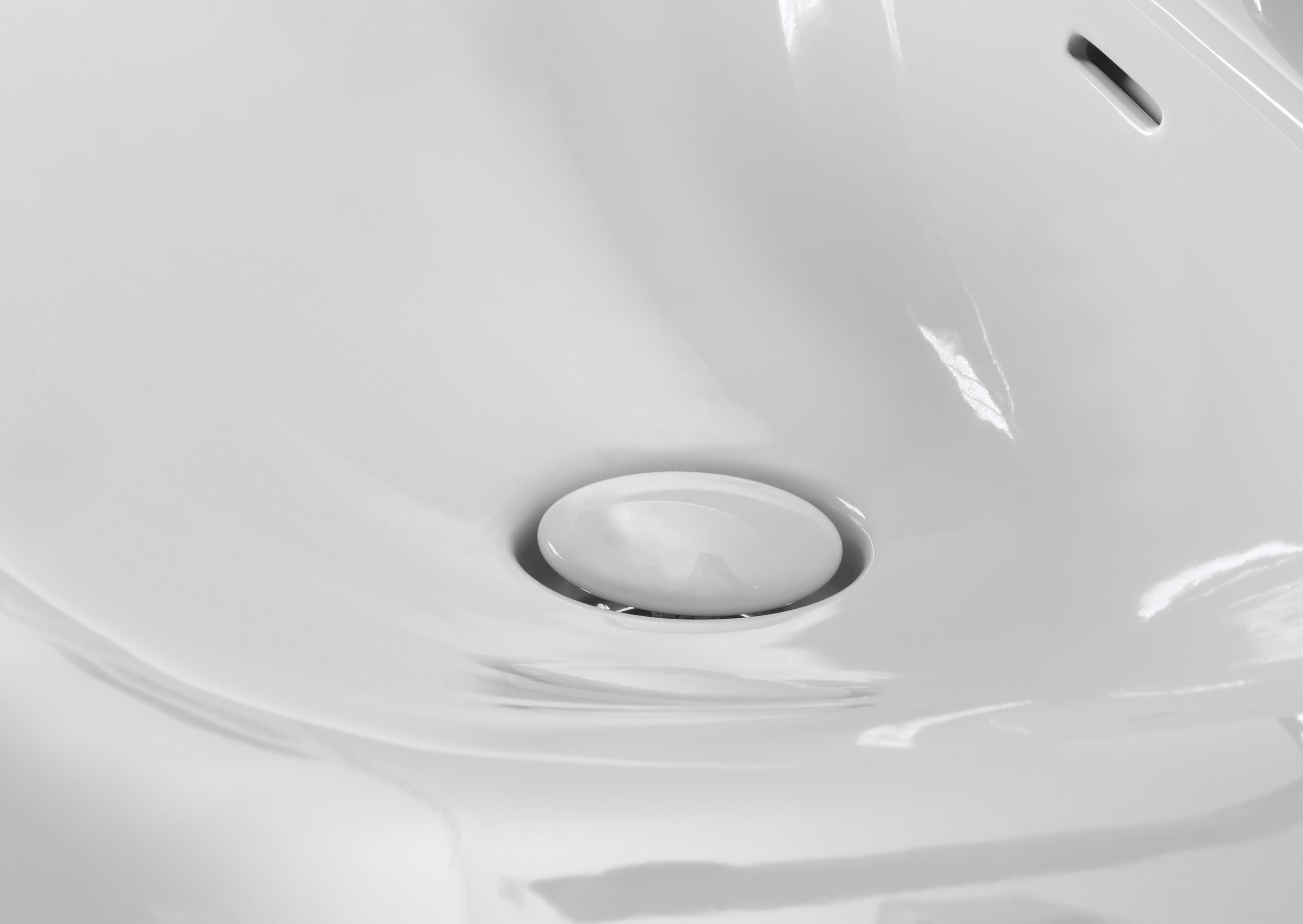 Duravit Lave-mains Viu 234463, 630 mm, avec trop-plein, avec table de robinetterie, 1 trou de robinet, 2344630000, Farbe: Blanc - 6
