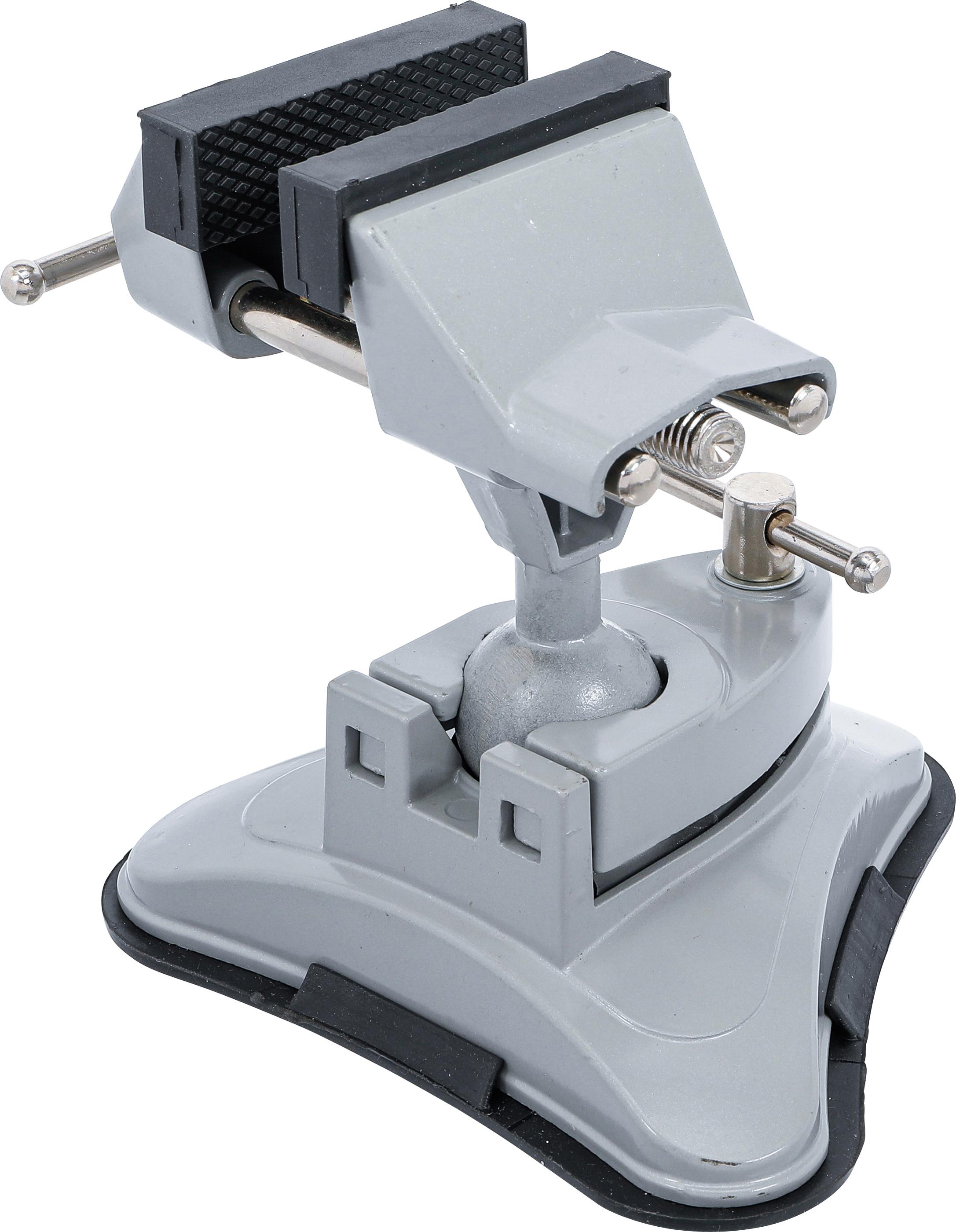 Torno de bacada de mesa | articulado | Mandíbulas de 70 mm | com pé de sucção a vácuo - 5