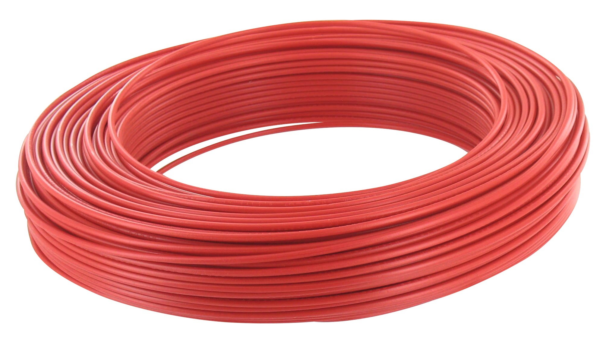 Fil H07 V-U 1,5 mm² - Couronne 100 m - Rouge | Leroy Merlin