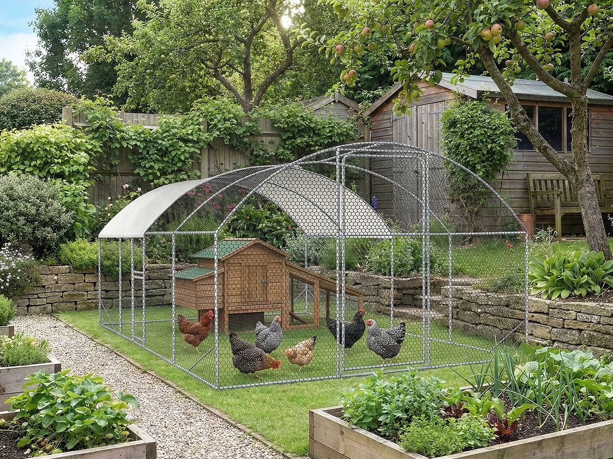 15 m² kurnik kopułowy 
