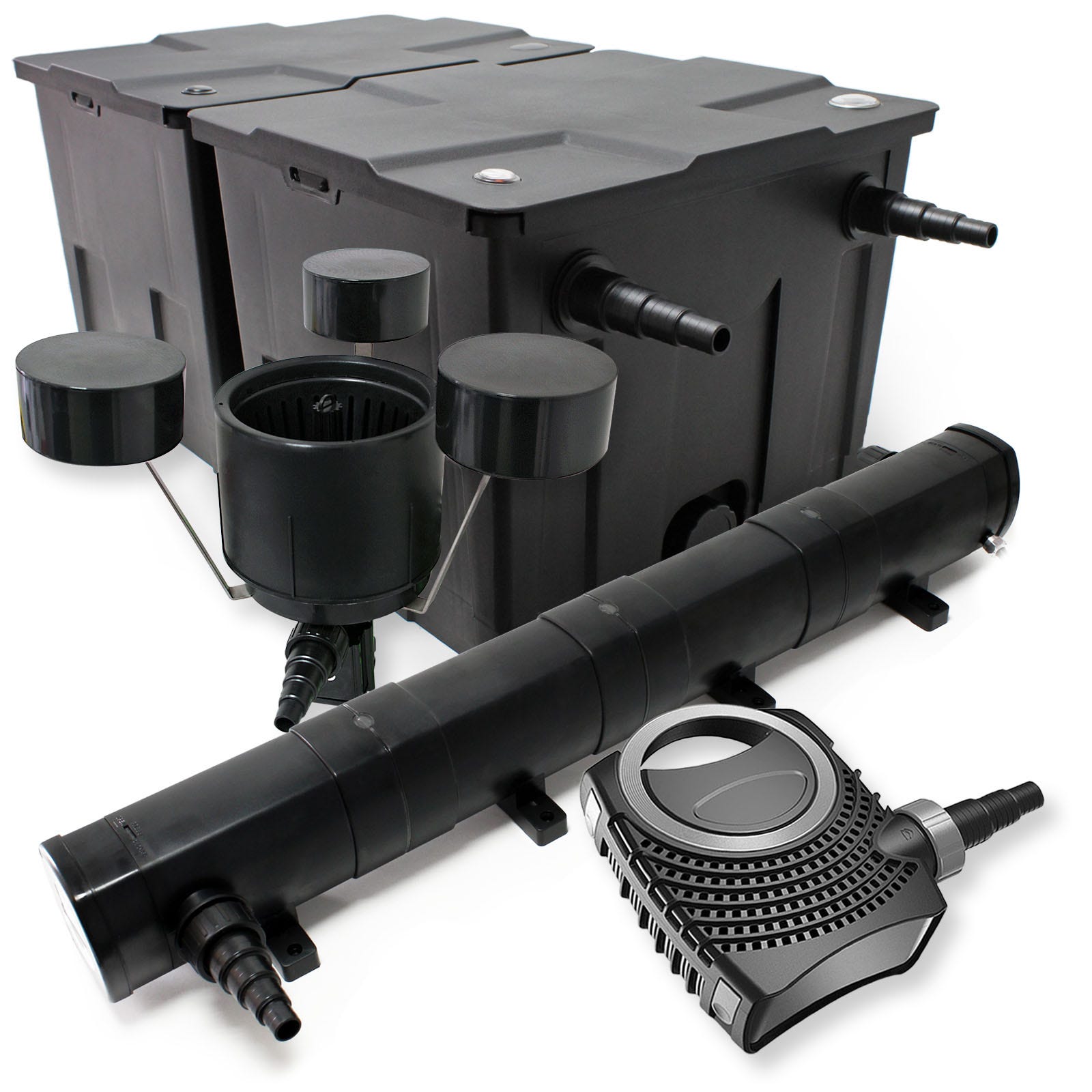 Set Filtrazione Laghetto 60.000L - Filtro Bio + UV 72W + Pompa - Kit Completo - Foto 11