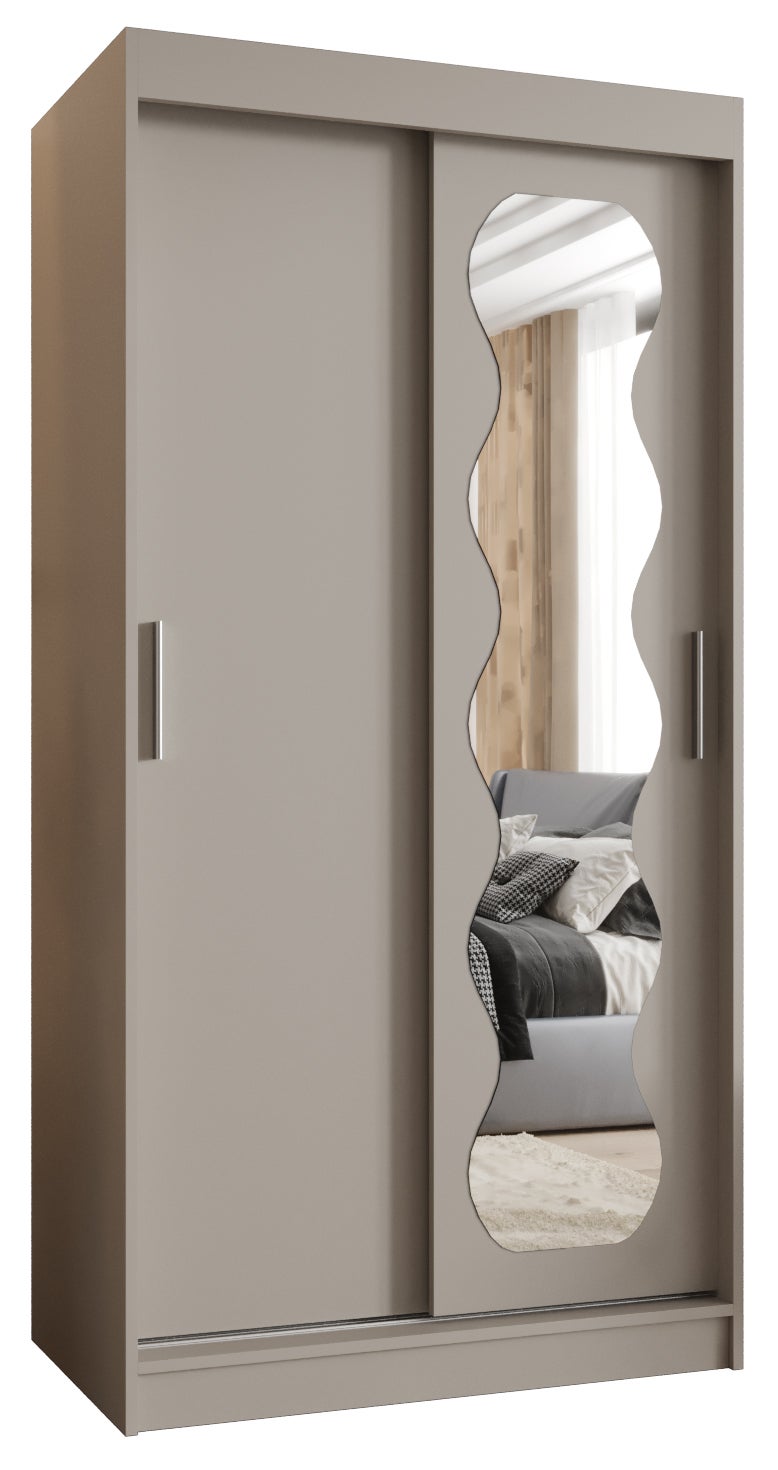Szafa przesuwna garderoba SPOTI 100 x 62 x 200 cm Kaszmir