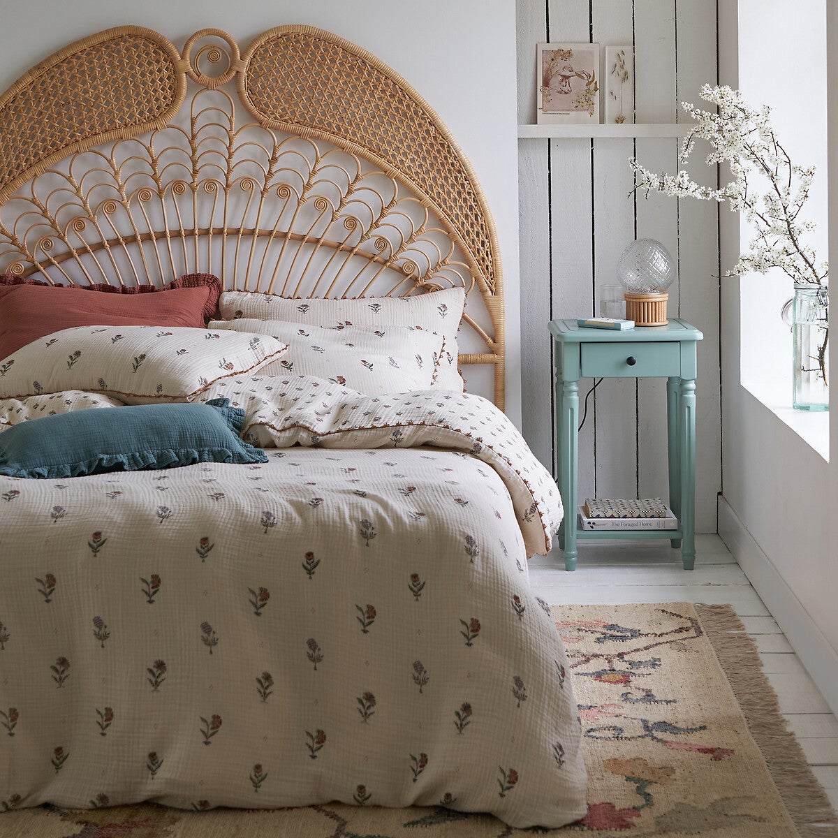 Housse de couette gaze de coton, Emeline - Imprimé - 240 x 220 cm - 8