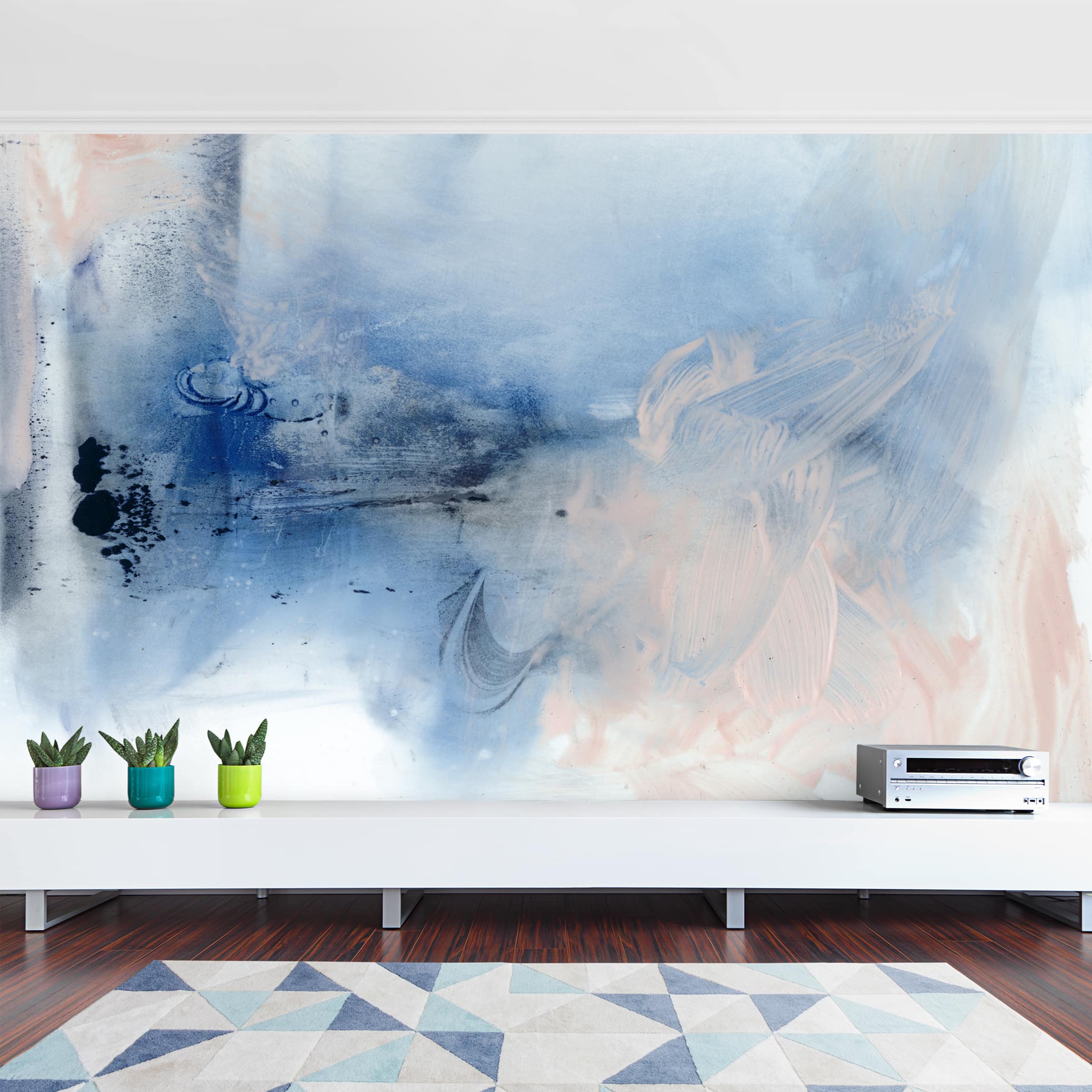 Papel pintado fotomural abstracto arte 150 - salón dormitorio cocina pasillo - tnt 288 x 190 cm adhesivo