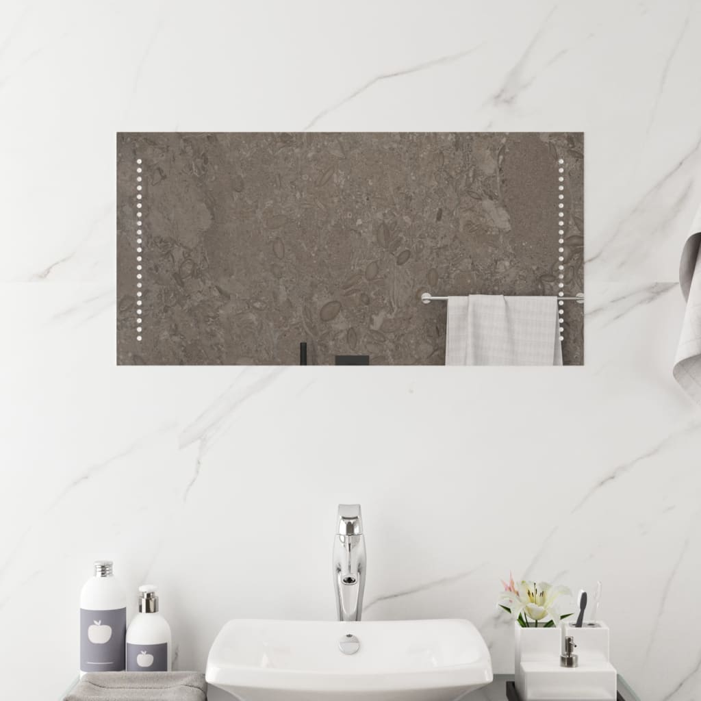 Miroir de salle de bain à LED 80x40 cm vidaXL - 2