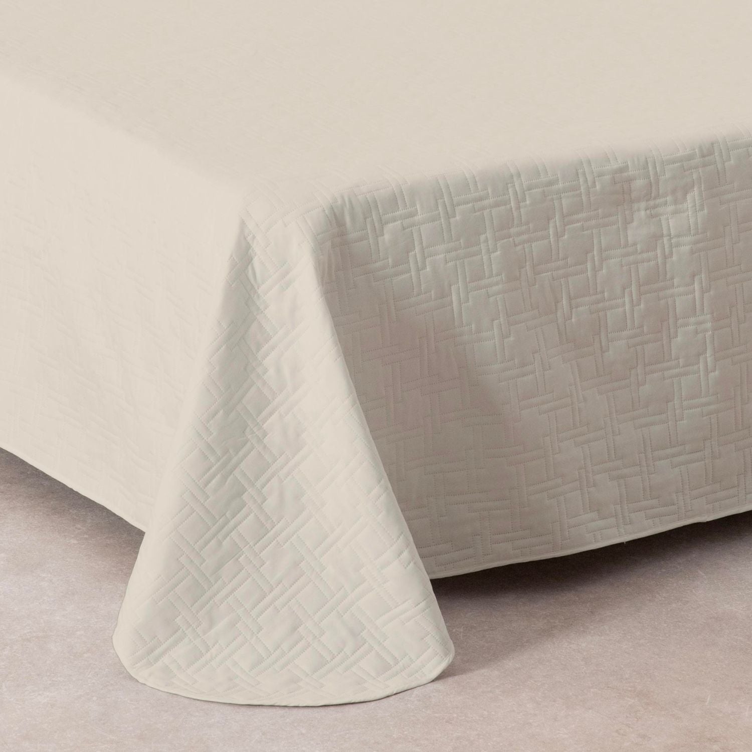Colcha Primavera Verano Reversible Toscana Beige cama 150cm - 3