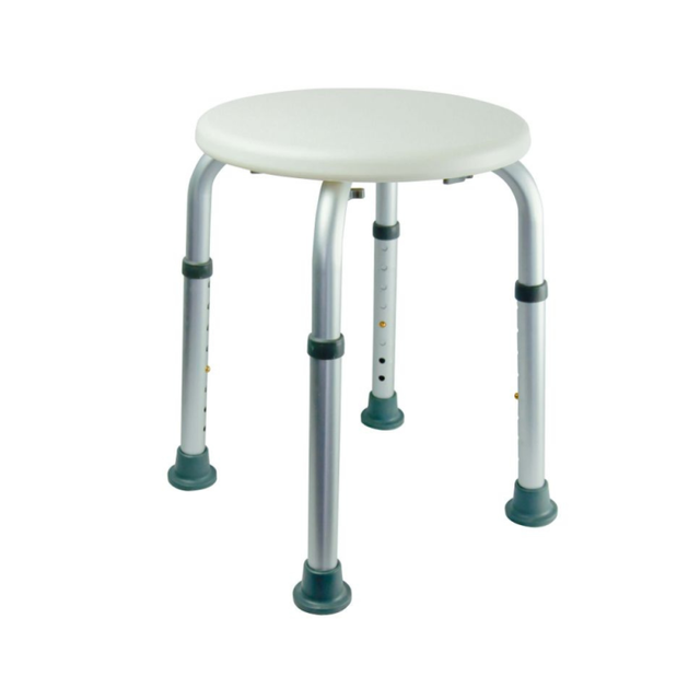 Tabouret de douche PMR PELLET Essentiel rond hauteur réglable