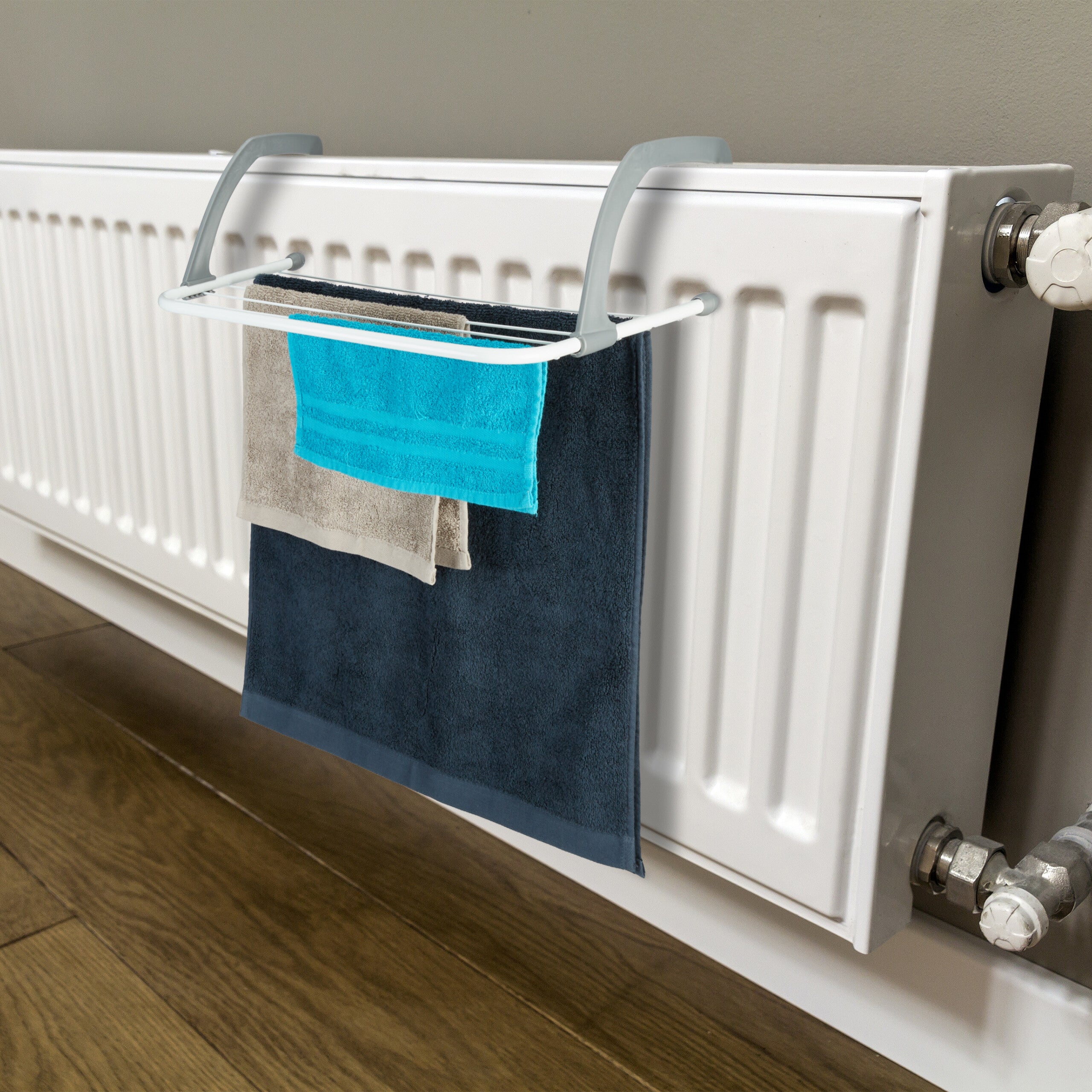 Stendibiancheria Per Termosifone Beldray - Set 2 Pezzi Estensibile Fino A 46cm Per Asciugamani E Biancheria