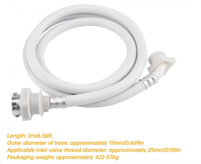 Ubo Lavatrice 3m, Prolunga Tubo di Scarico, Tubo Acqua di Scarico con Ubo Lavatrice 3m, Prolunga Tubo di Scarico, Tubo Acqua di Scarico con