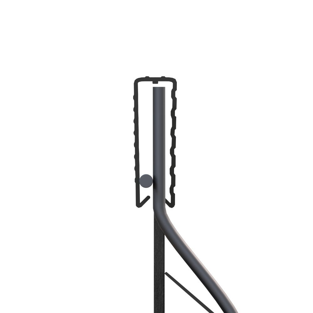 Kit Oscurante Composito - L2,5 x H1,93m - Grigio Antracite - Alta Resistenza - Oscurante per Rete Rigida - 6