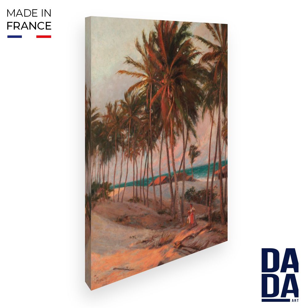 Toile déco photo plage tropicale - Décoration murale