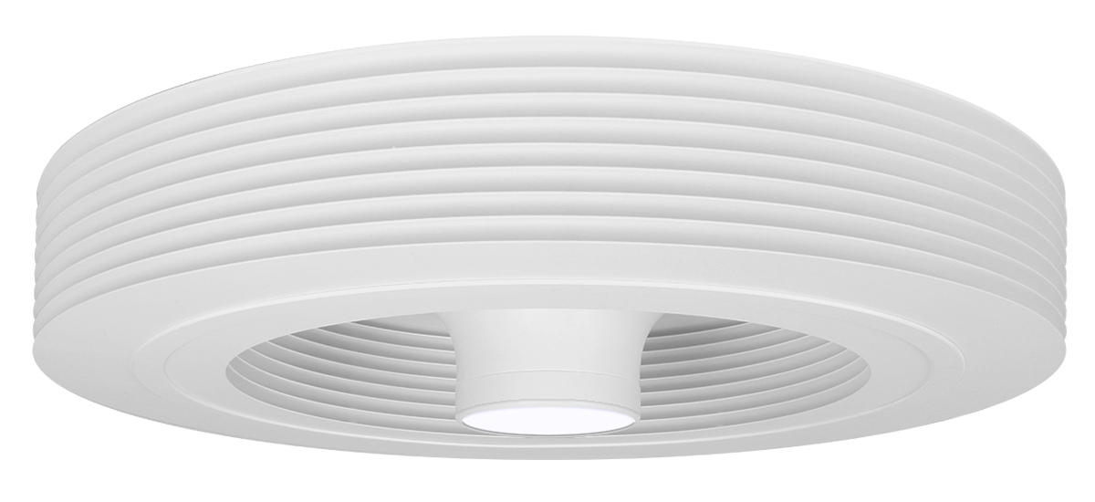 VENTILATEUR DE PLAFOND SANS PALES BLANC EXHALE AVEC LED - 6