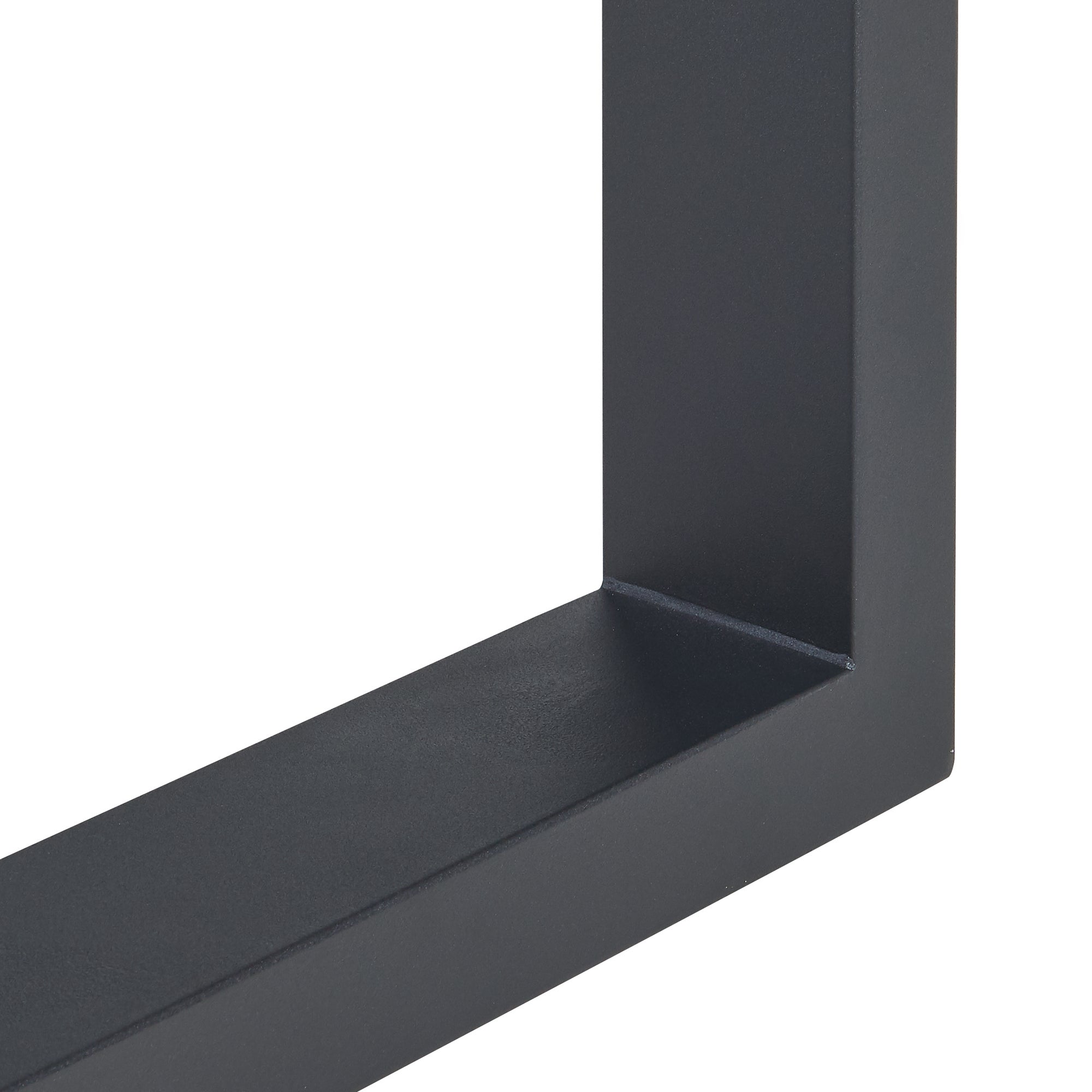 Lot de 2 pieds de table Makers acier 43 x 30 cm noir [en.casa] - 7
