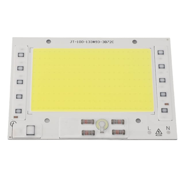 COB LED Chip 100W haute puissance intégrée puce lumineuse pour DIY ampoule projecteur 6500k lumière blanche froide (AC220V)