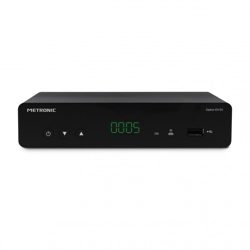 METRONIC 441622 ZAPBOX EH-D2 Decodeur TNT HD - Double Tuner USB - 5