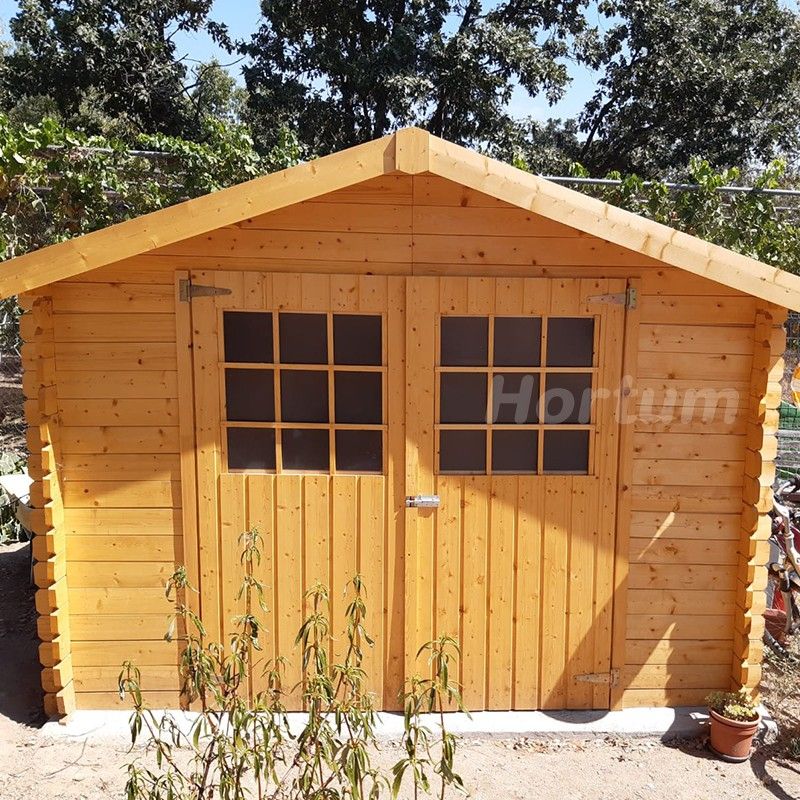 Caseta de madera - Gran Flodova. 28 mm. 300x300 cm. 8,88 m² - 8