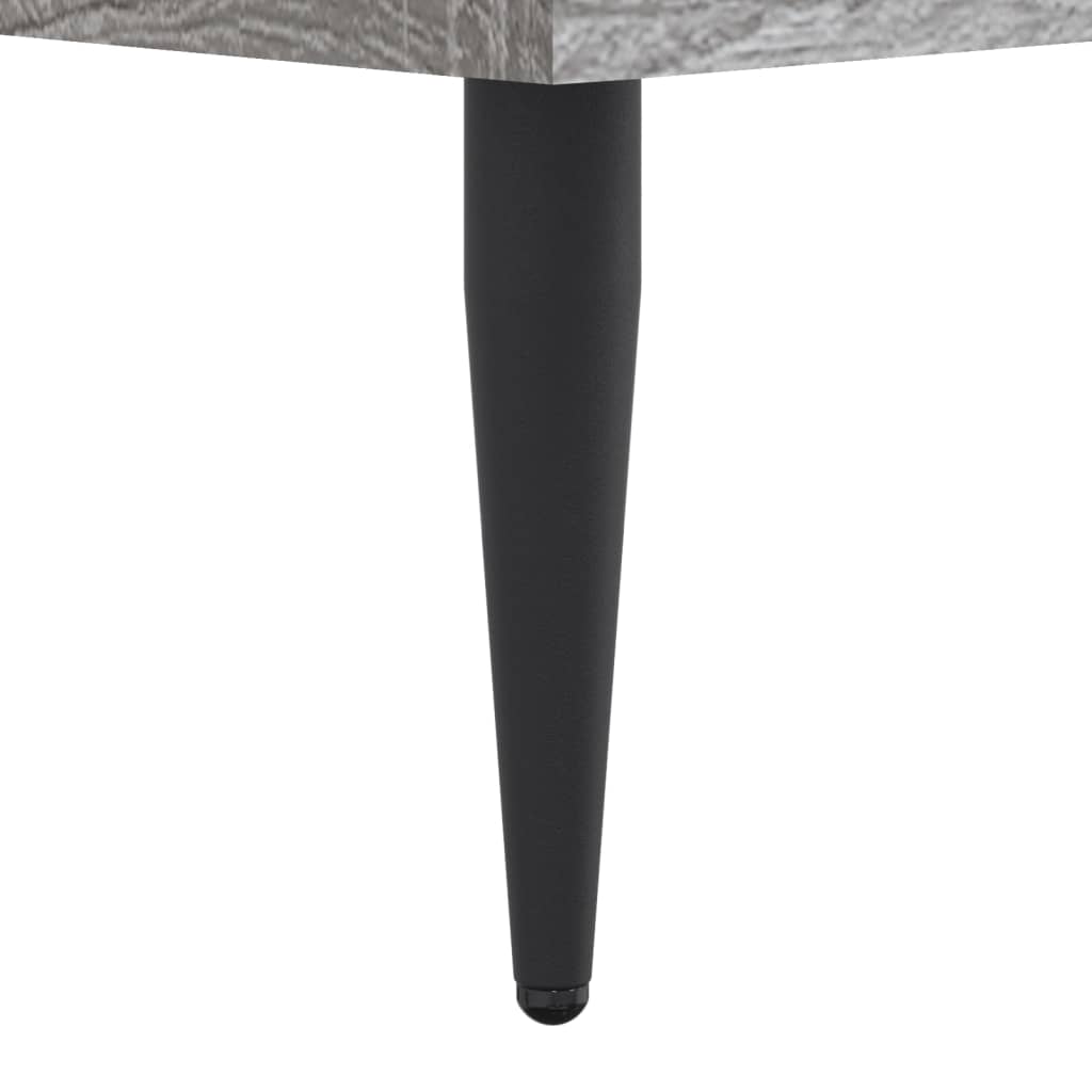 Cadre de lit sonoma gris 140x200 bois d'ingénierie - 8