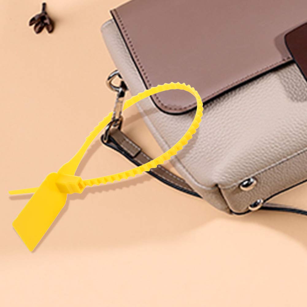 100 bridas de plástico desechables con cierre automático para