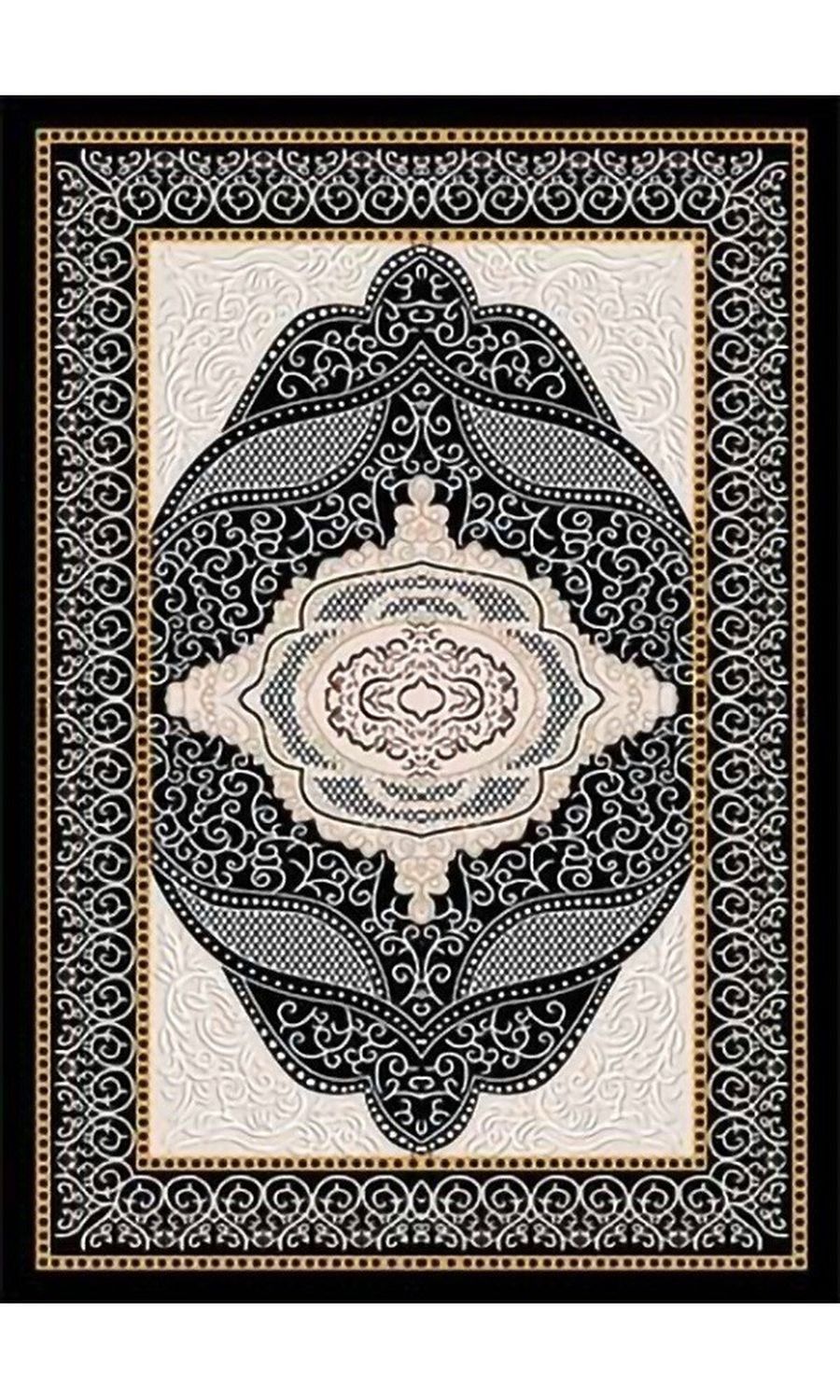 Tapis De Salon Triangle Moderne - 50% Polyester, 50% Velours - Doux, Antidérapant, Lavable En Machine 30°C
