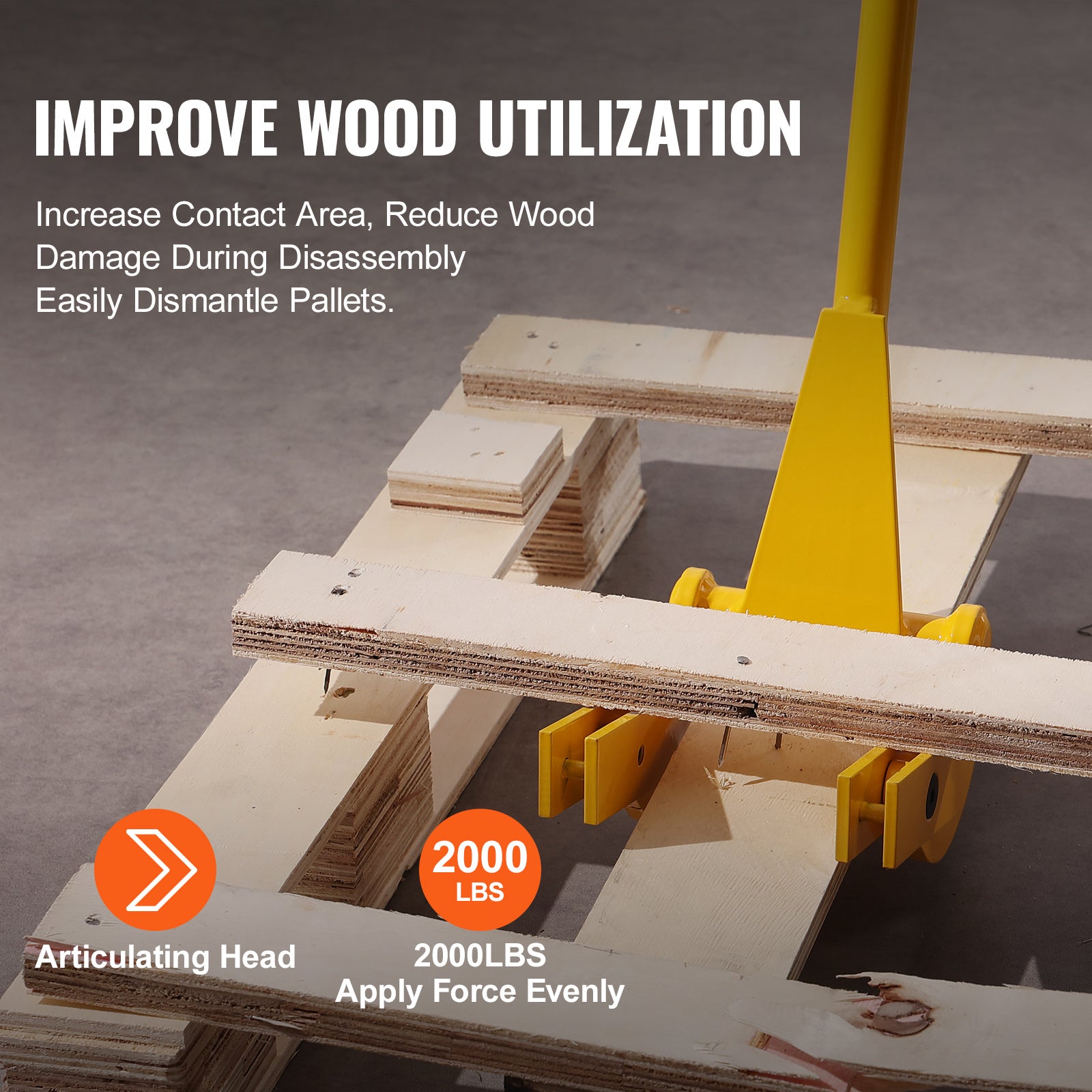 Outil de démolition SucceBuy en acier carbone Q235, levier 41