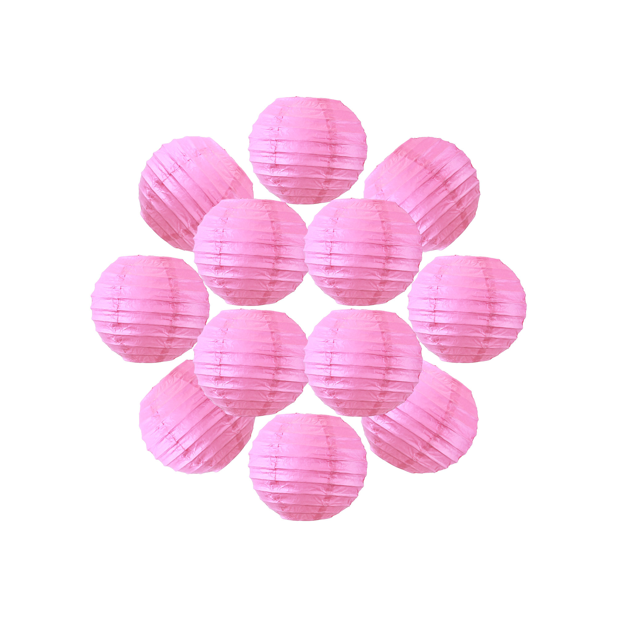 12 Boules Déco Papier Nid D'Abeille YLY's Love - 20cm & 25cm - Pour Anniversaire, Mariage, Décoration Intérieure
