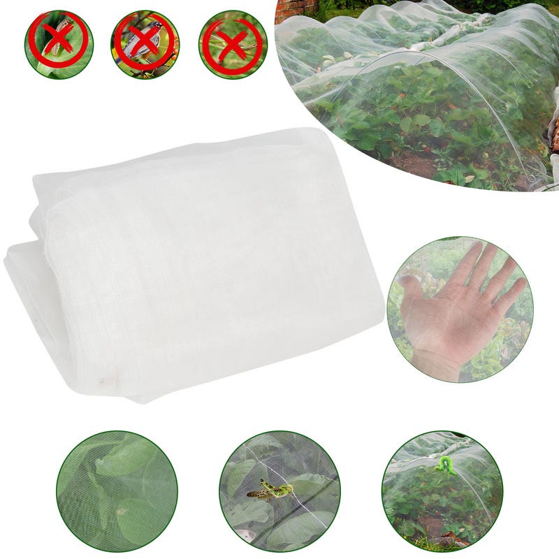 DUBUOZA Rete Anti Insetti,Rete per Ortaggi da Giardino Maglia Fine,Rete per Uccelli,Rete Anti Insetti per Orto,per Proteggere Verdure, Frutta e Fiori ( 3X10M DUBUOZA Rete Anti Insetti,Rete per Ortaggi da Giardino Maglia Fine,Rete per Uccelli,Rete Anti Insetti per Orto,per Proteggere Verdure, Frutta e Fiori ( 3X10M