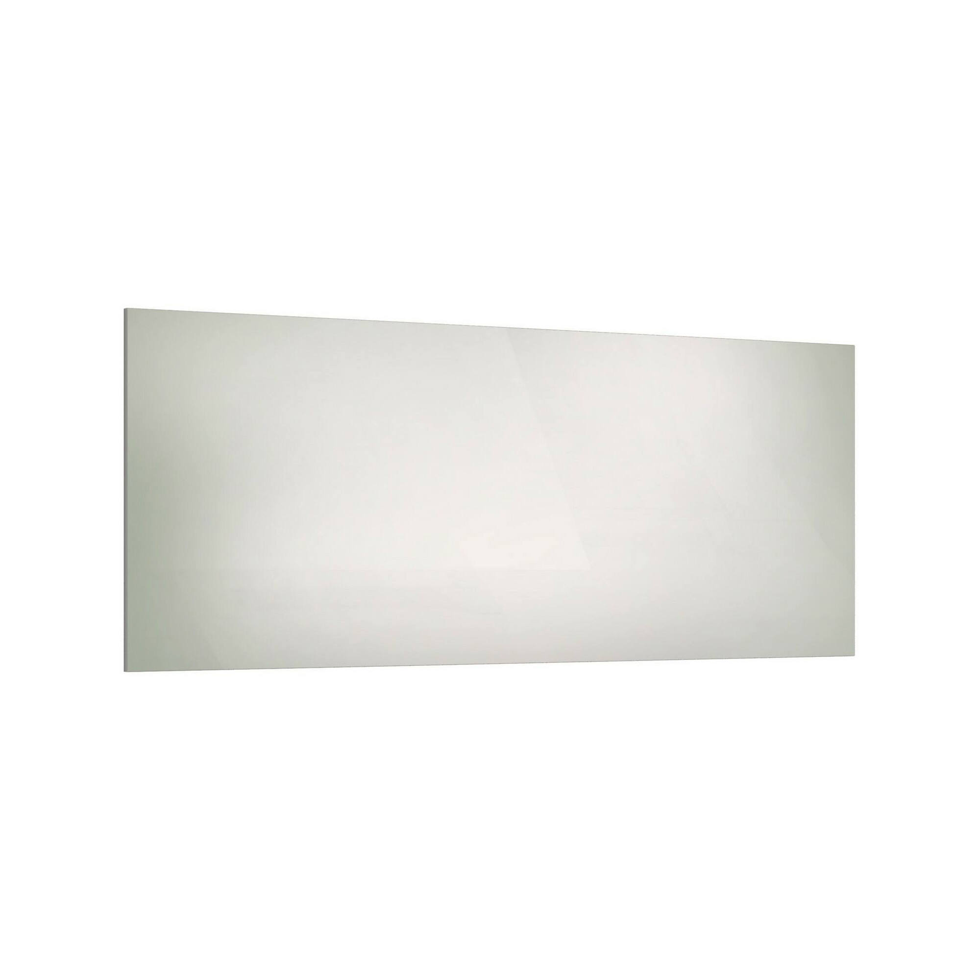 Espejito ayana, espejo, objeto de decoración de pared, decoración de espejo, made in italy, 160x2h65 cm, blanco brillante