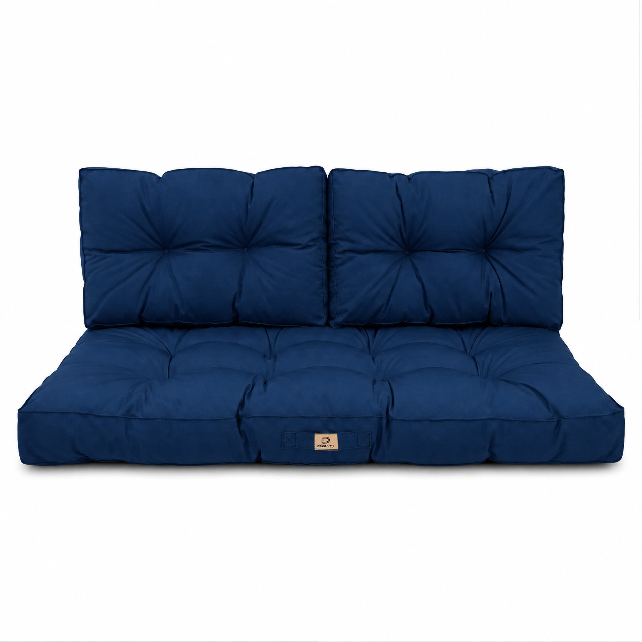 Coussins pour salon de jardin capitonné 100x50cm Bleu petrole - 7
