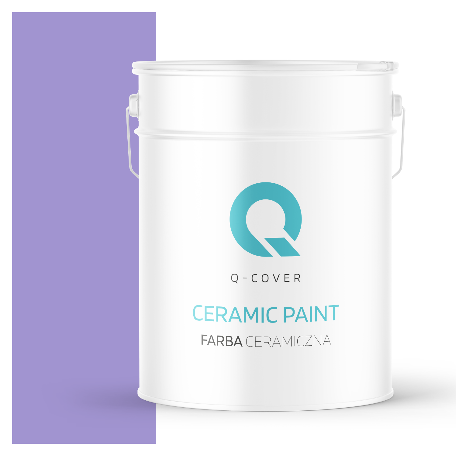 Farba Ceramiczna Do Ścian i Sufitów Q-Cover Fioletowy H2733 Głęboki Mat 10L