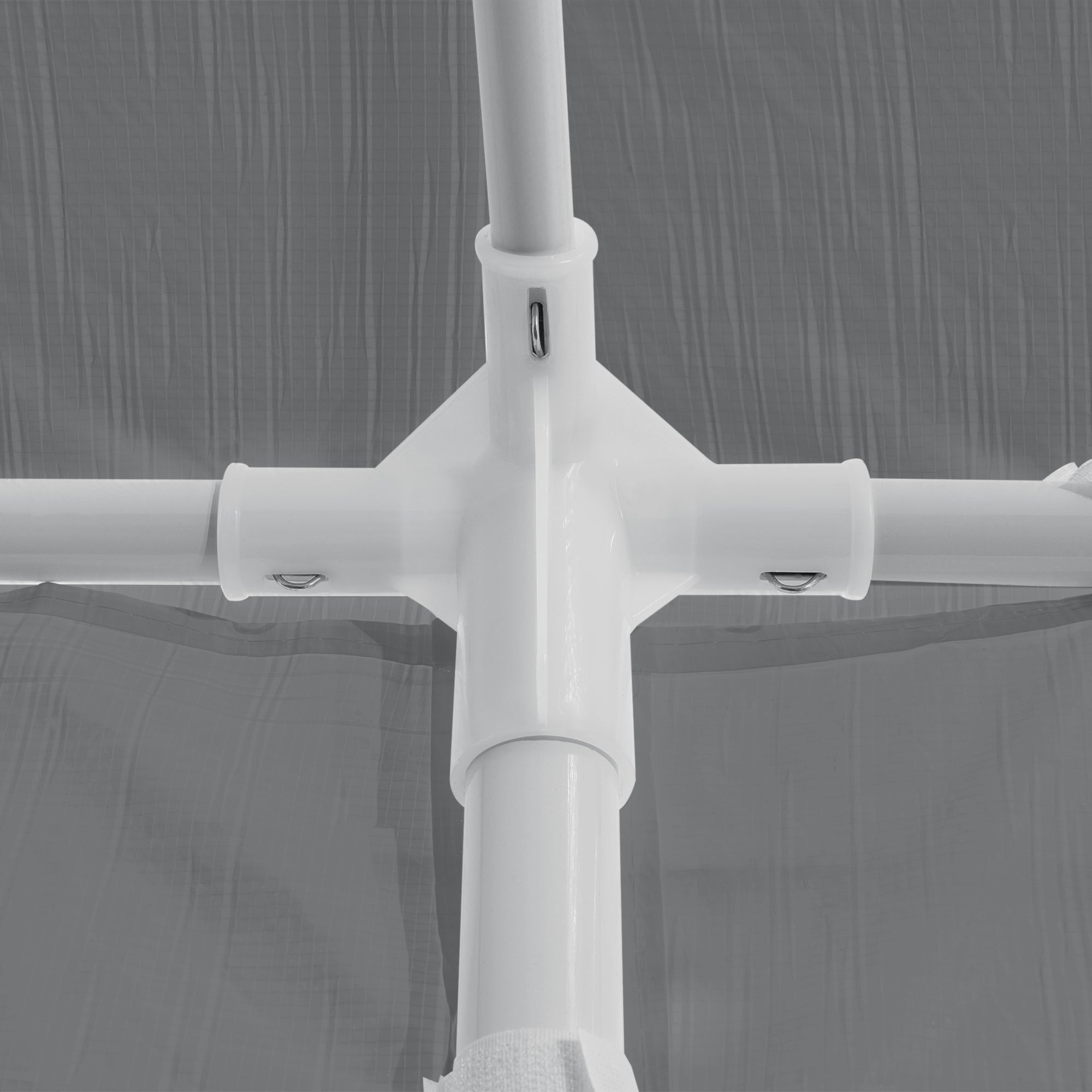 Gazebo per Eventi Wedau con Copertura Impermeabile 300x300x255 cm Grigio Scuro casa.pro - 3